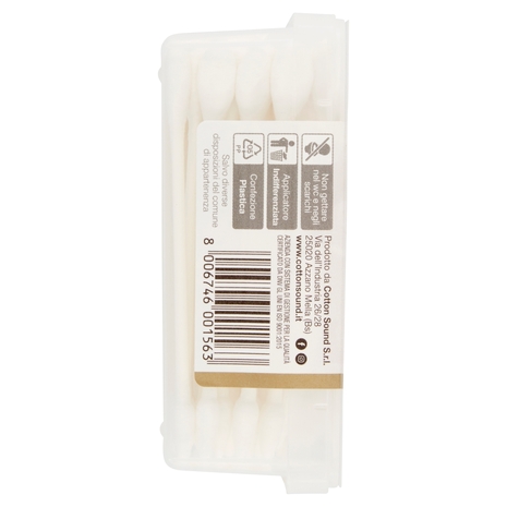 Cotton Sound Make-Up Applicatori Cosmetici Biodegradabili 80 pz